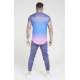 Curved Hem Fade Tee 15755 PURPLE