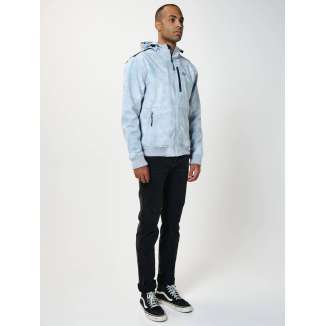 HOODED BONDED JACKET 202.EM11.27 PR217 GREY