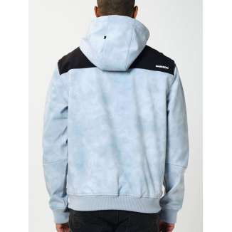 HOODED BONDED JACKET 202.EM11.27 PR217 GREY