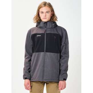 HOODED BONDED JACKET 202.EM11.277 GMD/BLACK