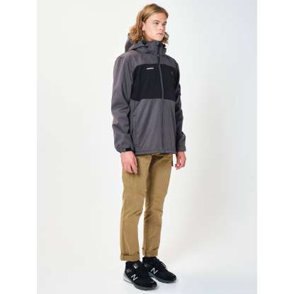 HOODED BONDED JACKET 202.EM11.277 GMD/BLACK