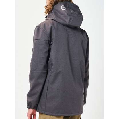 HOODED BONDED JACKET 202.EM11.277 GMD/BLACK