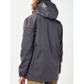 HOODED BONDED JACKET 202.EM11.277 GMD/BLACK