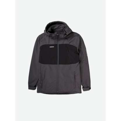 HOODED BONDED JACKET 202.EM11.277 GMD/BLACK