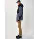 HOODED BONDED JACKET 202.EM10.76 GREY/BLACK