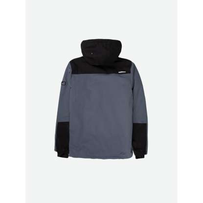 HOODED BONDED JACKET 202.EM10.76 GREY/BLACK