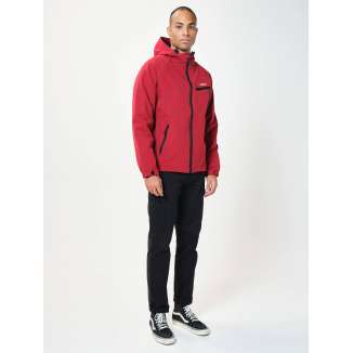 HOODED MID LENGTH JACKET 202.EM10.70 RED
