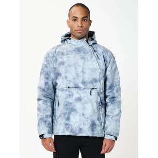 PULLOVER ZIP HOODED JACKET 202.EM10.68 PR217 GREY