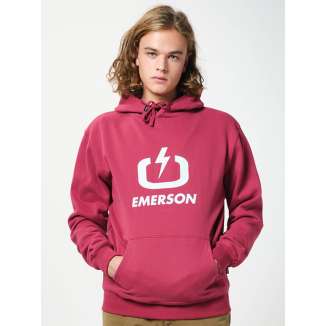 EMERSON LOGO HOODIE 202.EM20.01 RASBERRY