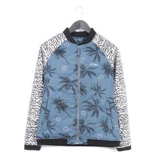 Padded Bomber Jacket 172.EW10.36 BLUE/WHITE