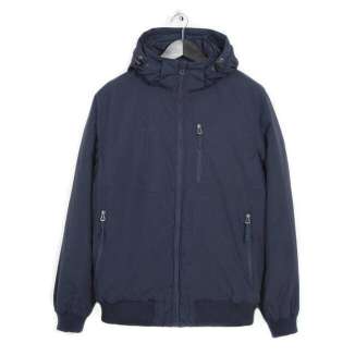 DETACHABLE HOOD BOMBER JACKET 182.EM10.149 NAVY