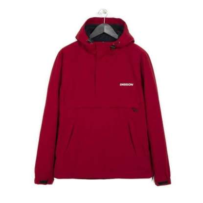 HOODED PULLOVER JACKET 182.ΕM10.106 RED