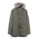 Cotton Faux-Fur Lining Parka 172.EM12.102 OLIVE