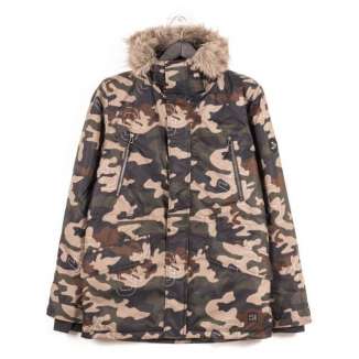 Hooded Parka with Faux Fur detail 172.EM10.77 CAMOUFLAGE