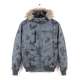 HOODED BOMBER JACKET WITH FAKE FUR MR1620N OLIVE