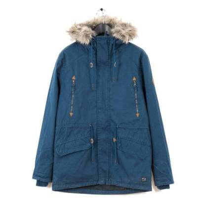 THIGH LENGTH COTTON PARKA MR1677C NAVY