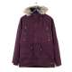 THIGH LENGTH COTTON PARKA MR1677C WINE
