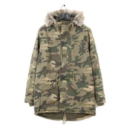 LONG FISHTAIL COTTON PARKA MR1694C CAMOUFLAGE