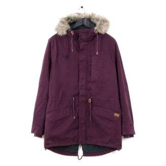 LONG FISHTAIL COTTON PARKA MR1694C WINE