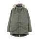 LONG FISHTAIL COTTON PARKA MR1694C OLIVE