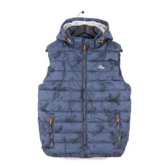 QUILTED VEST JACKET MR1632N BLUE