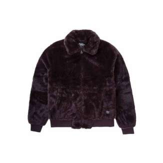 FAKE FUR SHORT COAT 192.EW17.141 WINE