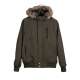 HOODED BOMBER SPORT JACKET MR1521N OLIVE
