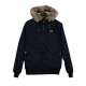 HOODED BOMBER JACKET MR1521C NAVY