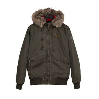 HOODED BOMBER JACKET MR1521C OLIVE