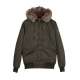 HOODED BOMBER JACKET MR1521C OLIVE