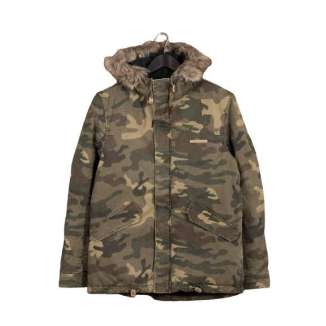 Cotton Faux-Fur Hooded Parka MR1510 CAMOUFLAGE