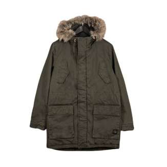 Cotton Faux-Fur Lining Parka MR1570 OLIVE