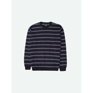 STRIPPED KNITTED SWEATER 202EM70.92 BLACK