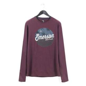 Graphic L/S Tee 172.EM31.18 WINE