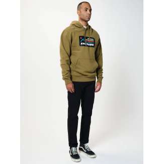 EMERSON LOGO HOODIE 202.EM20.07 OLIVE