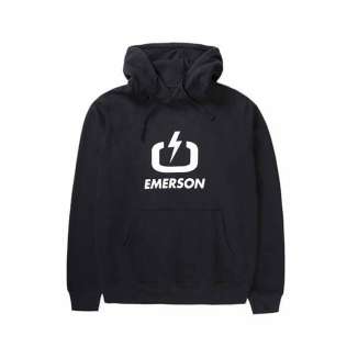 EMERSON LOGO HOODIE 192.EM20.45 BLACK