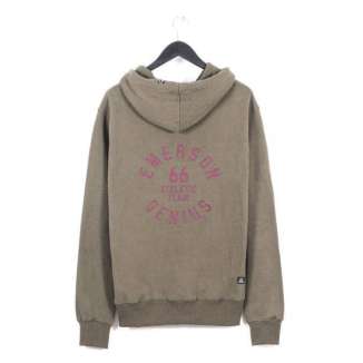 Back Print hoodie 172.EM20.18 OLIVE