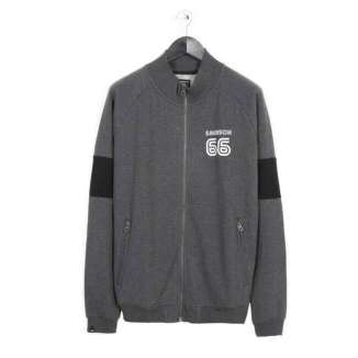 ZIPPER HOODIE 182.EM21.48 GREY/BLACK