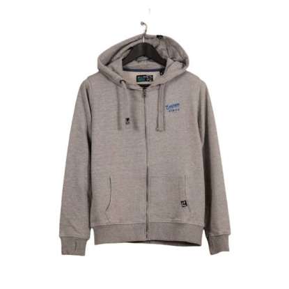 Basic Zipper Hoodie  WFR1559 GREY