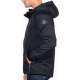 HOODED SEMI LONG JACKET 182.BM10.53 BLACK