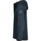 HOODED BONDED SEMI LONG JACKET 182.BM11.53 NAVY