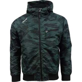 HOODED BOMBER SPORT JACKET 182.BM10.111 CAMOUFLAGE