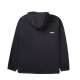 HOOD BONDED SEMI LONG JACKET 192.BM11.72 BLACK