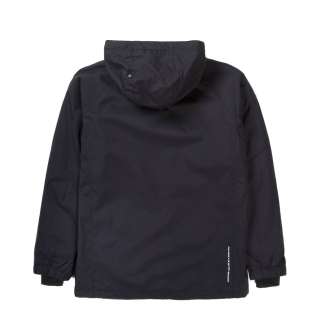 HOODED LONG JACKET 192.BW10.17 BLACK