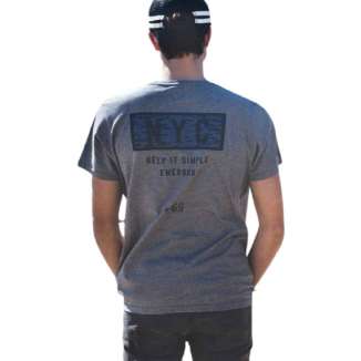 Cotton T-Shirt with Graphic Print 181.EM33.03 DARK GREY