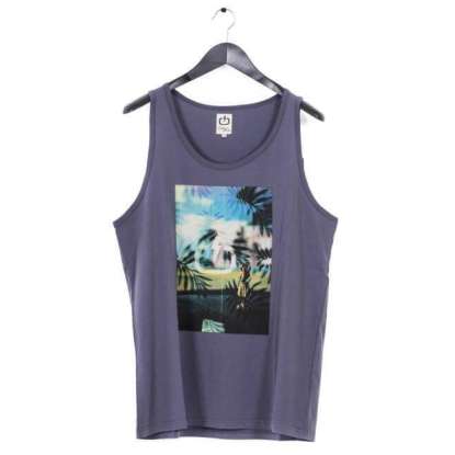 GRAPHIC TANK TOP SMTR1773 STONE BLUE