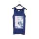 GRAPHIC TANK TOP MTR1535 NAVY