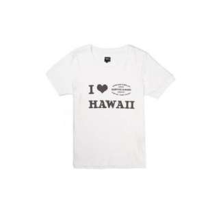 HAWAII CHEST PRINT TEE  191.EW33.55 WHITE