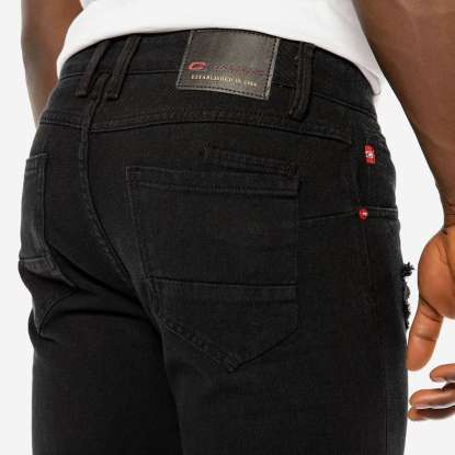 JEAN CAMARO TAPERED 19001-784-16163 BLACK