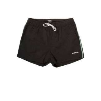 VINTAGE VOLLEY SHORTS WITH SIDE WOVEN TAPES 191.EM501.28 BLACK